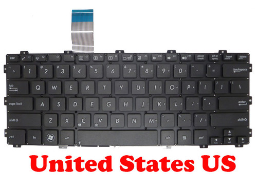 Laptop Keyboard For ASUS X301 X301A Black Without Frame US United States English AEXJ6U00010 MP-11N53US-920 0KNB0-3103US00
