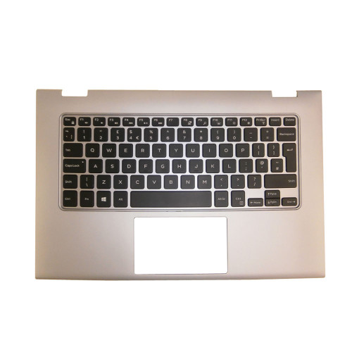 Laptop Palmrest For DELL Inspiron 13 7347 7348 460.01V02.0011 With Backlit United Kingdom UK Keyboard Silver Upper Case New