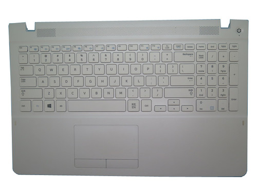 Laptop PalmRest&keyboard For Samsung NP450R5G 450R5G English US BA59-03682L BA61-02272A Upper Case White With Touchpad New