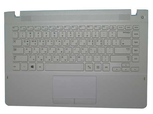 Laptop PalmRest&keyboard For Samsung NP370R4E NP470R4E 370R4E 470R4E Korea KR BA75-04817B With Touchpad White New