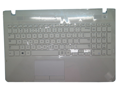 Laptop PalmRest&keyboard For Samsung NP300E5E 300E5E English US BA75-04807L With Touchpad White New