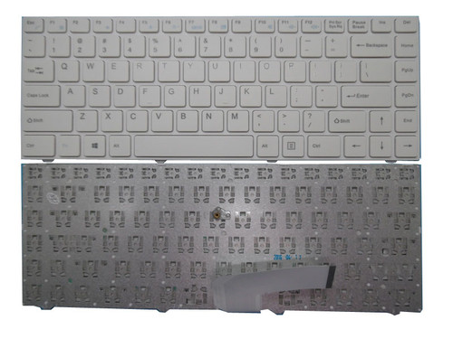 Laptop Keyboard For DEEQ R34 English US White Frame