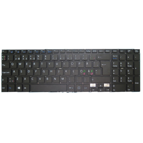Laptop Keyboard For SONY For VAIO SVF15A 149241681SE AEGD6X000103A 9Z.NACSQ.01N Nordic NE Black New
