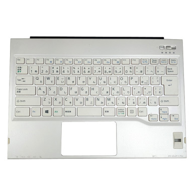 Laptop Palmrest For Fujitsu LifeBook SH90/B3 FMVS90B3W FMVS90CUV1  FMVS90CUV2 FMVS9B3RDA FMVS9B3RDB FMVS9B3RDC White With Japanese JP Keyboard  Upper