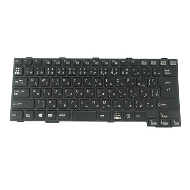Laptop Keyboard For Fujitsu LifeBook A572/E A572/EW A572/EX A572/F A572/FW  A572/FX Japanese JP JA Black Without Numeric Keyboard Used
