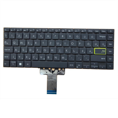 Laptop Keyboard For ASUS M413DA M413IA Without Frame Black Hungary