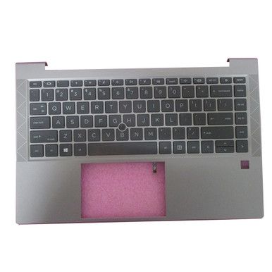 Palmrest With Backlit Keyboard For HP Zbook Firefly 14 G7 G8 - Gray