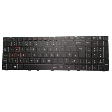 Laptop Keyboard 0KN1-0H4UK12 MP-13H86GBJ5282 United Kingdom UK Black ...