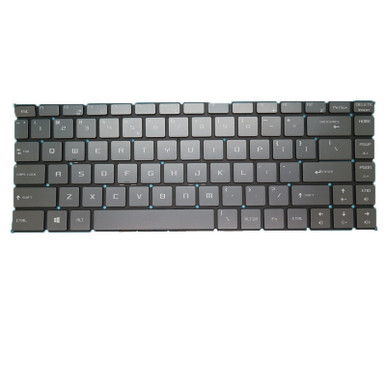 Teclado Retroiluminado Para MSI P65 Creator (plateado) – Recambio Sin Marco, Compatible Con Múltiples Modelos, Con Luz LED