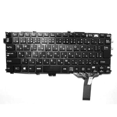 VAIO Pro 13 ブラック 日本語キーボード VAIO SONY純正 VAIO用 バックライト付き日本語キーボード