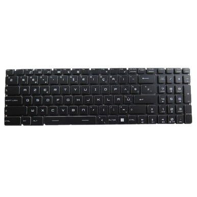 Clavier AZERTY Original MSI GE75 Raider - Rétroéclairé - Neuf - 9SE/9SF/9SG