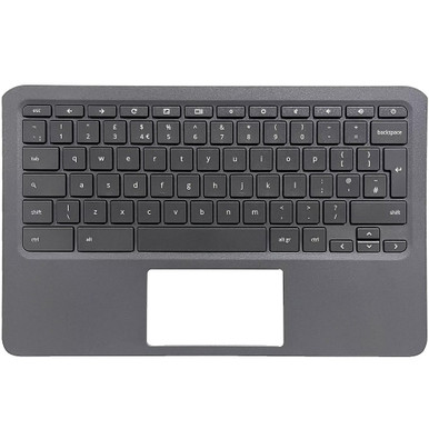 Assemblaggio Tastiera E Poggiapolsi HP Chromebook 11 G6 EE - Grigio L14921-001 Ricambio OEM