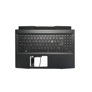 Black Laptop PalmRest&RU Backlit Keyboard For MSI Katana GF66 11SC 11UC ...