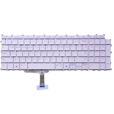 White Laptop Backlit Keyboard For LG Gram PRO 17Z90TP 17Z90TP-G G ...