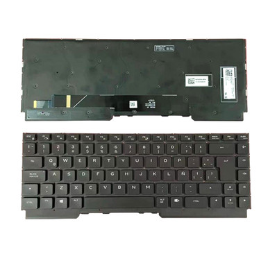 Laptop Keyboard For Alienware M15 R7 / M15 R7 AMD Spanish SP Black With ...