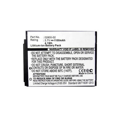 vhbw Batterie Li-Ion 1100mAh pour GPS TomTom XL IQ, XL2 V4, 4ET0.002.02