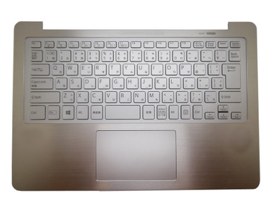 Laptop Palmrest For SONY VAIO SVF13N SVF13N19DJS SVF13N1A1J SVF13N29EJS  SVF13N2A1J 3GFI1TAN0B0 with backlit Japanese JP Keyboard silver with  touchpad