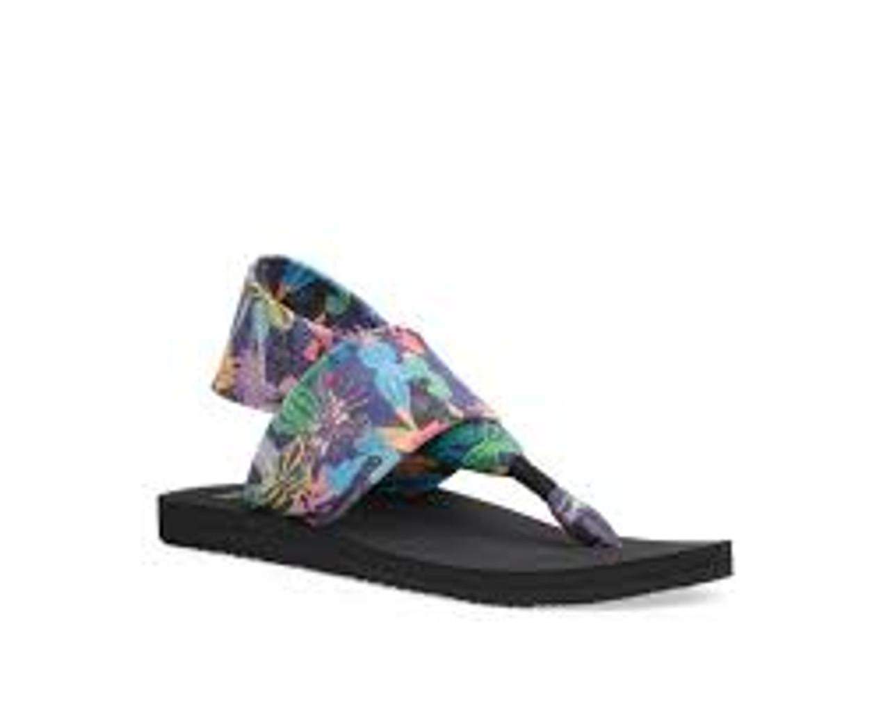 Sanuk Sling ST Tropical Black Multi Surf and Dirt