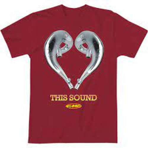 FMF Tee Shirt - Love This Sound 2 - Red