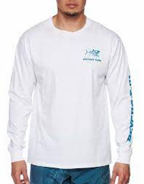 Psycho Tuna Tee Shirt - Echo Bay L/S - White