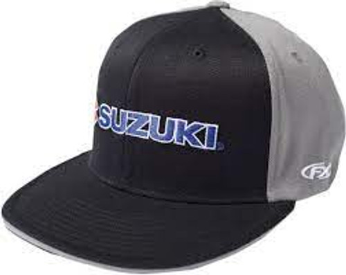 Factory Effex Hat - Suzuki - Black/Grey