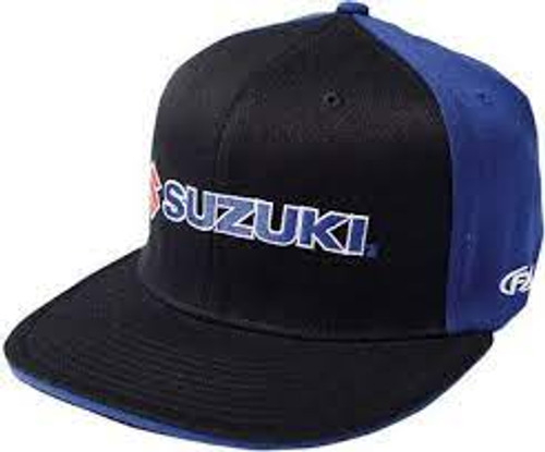 Factory Effex Hat - Suzuki - Black/Blue