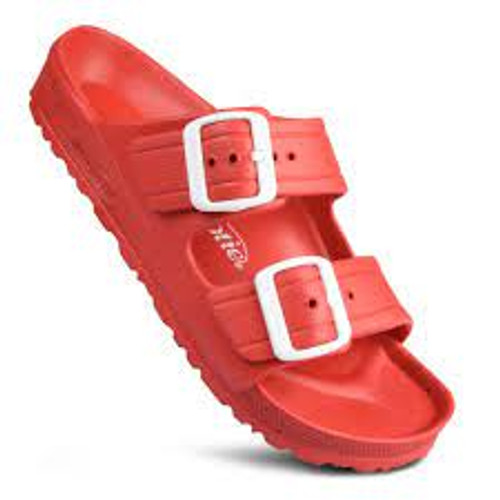 Aerothotic Women's Sandals - Arcus Slide - Red