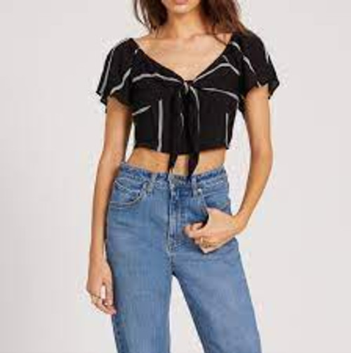 Volcom - Coco tie Chest Top - Black