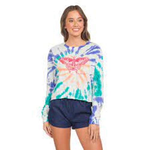 Hurley - Papillion Cropped LS - Multi