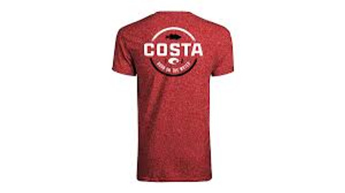 Costa Tee Shirt - Tech Insignia Bass - Red