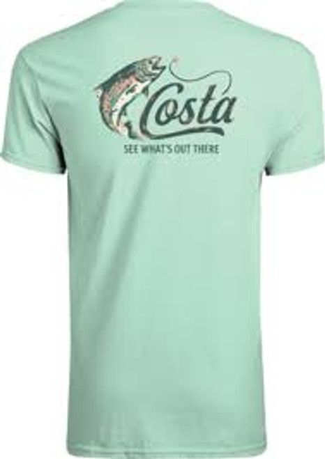 Costa Tee Shirt - Casting Trout - Chill
