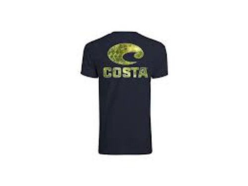 Costa Tee Shirt - Mossy Oak Coastal - Navy
