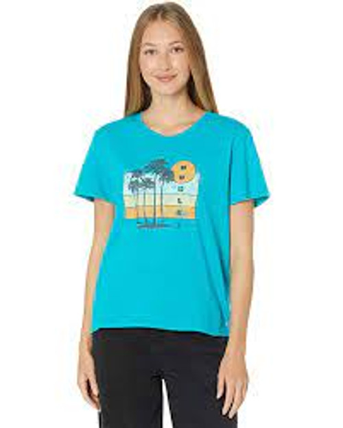 Hurley - Colima Washed Tee - Lake Blue