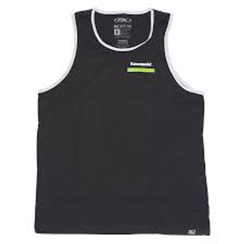 Factory Effex- Kawasaki Tank Top - Black/Heather Grey