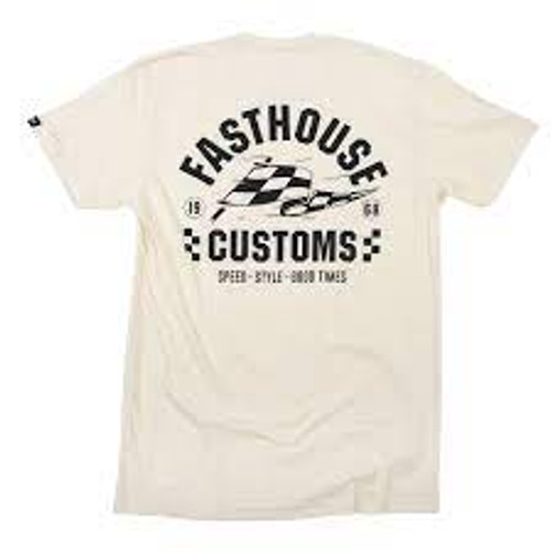 Fasthouse Tee Shirt - Sprinter - Natural