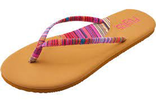 Flojos Women's Sandal - Hula - Pink/Black