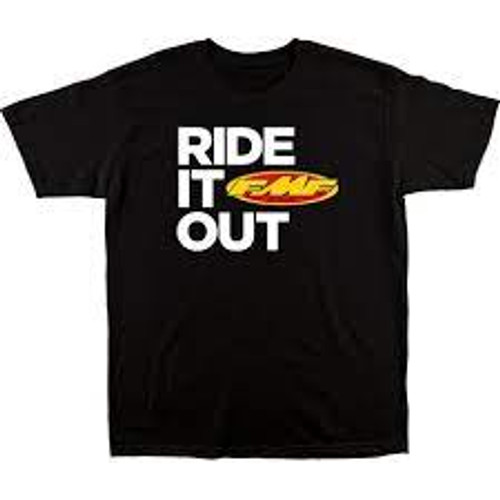 FMF Tee Shirt - Ride It Out - Black