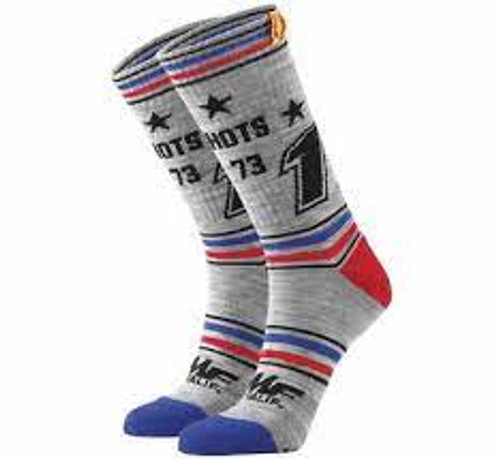 FMF Socks - Holeshots - Grey