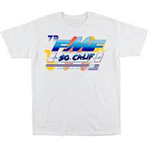 FMF Tee Shirt - Day Glo - White