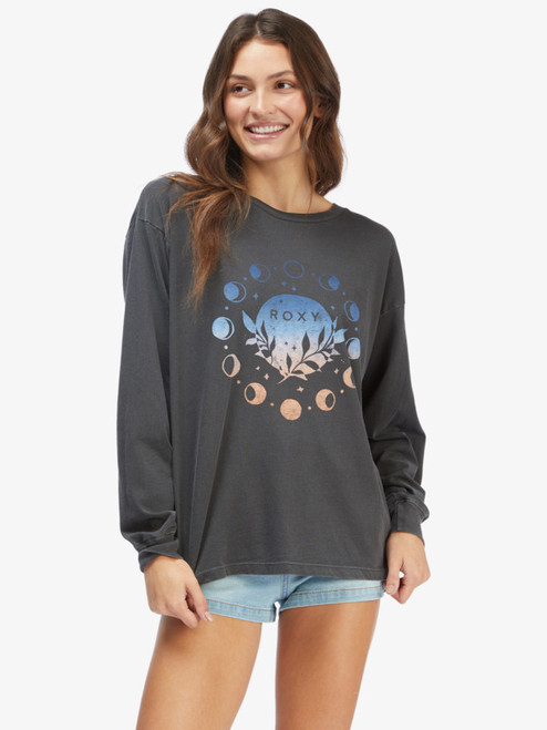 Roxy - Moon Stars L/S Tee - Black