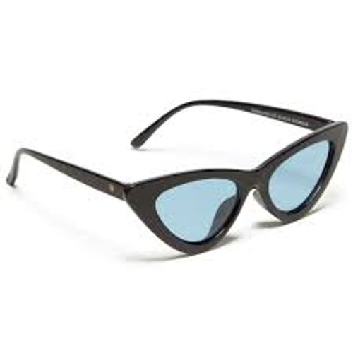 Glassy Sunglasses - Billie Polarized - Black/Blue Lens