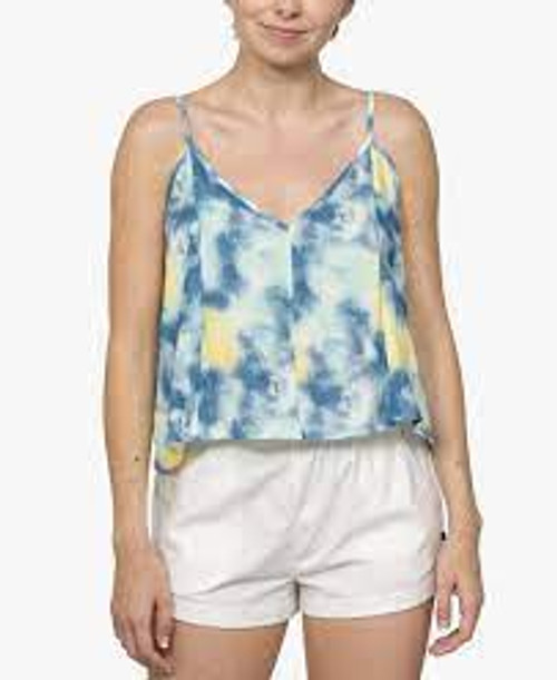 Hurley - Juniors Tank Tops - Hurley Naturals V-Neck Tank Top - Blue Sky Hurley - Juniors Tank Tops - Hurley Naturals V-Neck Tank Top - Blue Sky