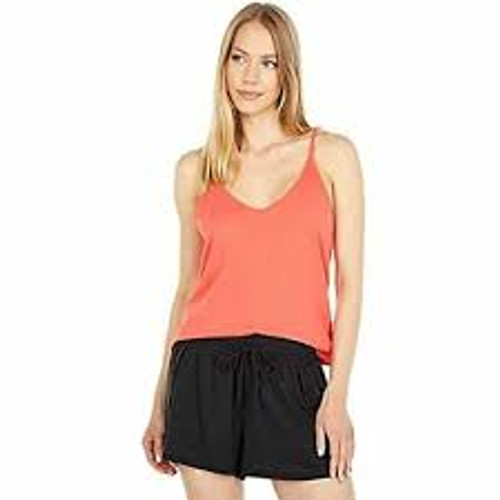 Hurley - Juniors Tank Tops - Hurley Low Back Strappy Tank - Cayenne