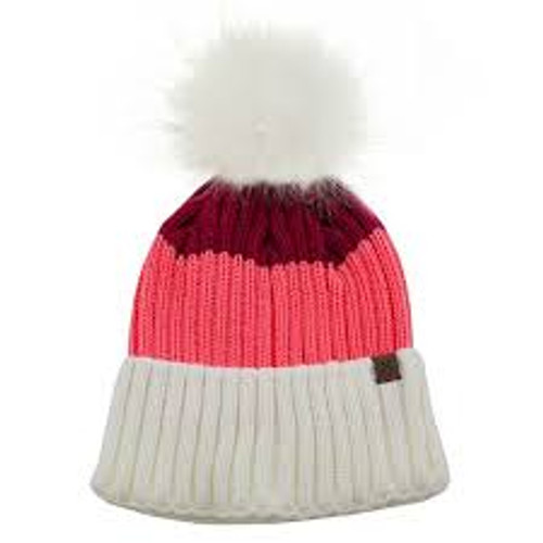 Hurley - June Pom Beanie - Pink