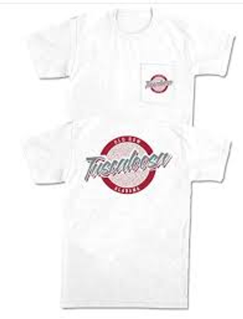 Old Row Tee Shirt - Tuscaloosa AL Tee - White