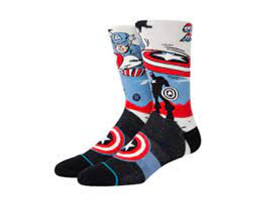 Stance - Captain America Marquee - Off White