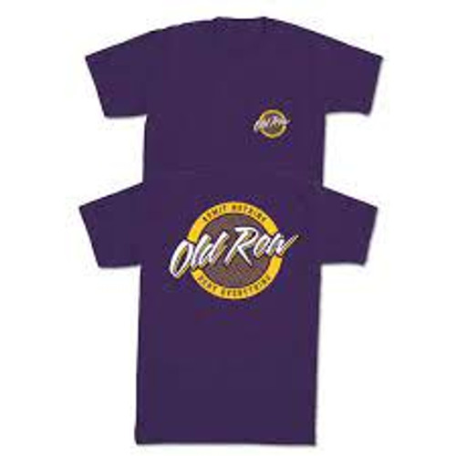 Old Row Tee Shirt - Tailgate Pocket - Violet