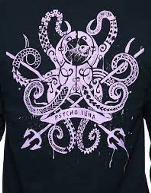 Psycho Tuna Tee Shirt - Octopus Tribe - Black