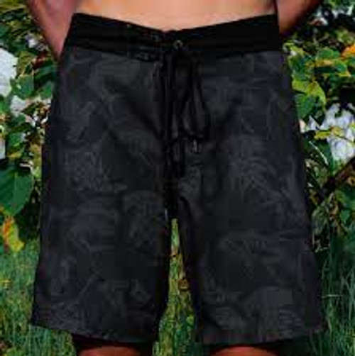 Psycho Tuna Boardshorts - Tropical Fish Crew - Obsidian