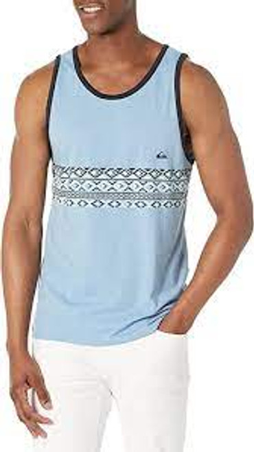 Quiksilver Tank Top - Tribal Fuzz 2 - Faded Denim Heather